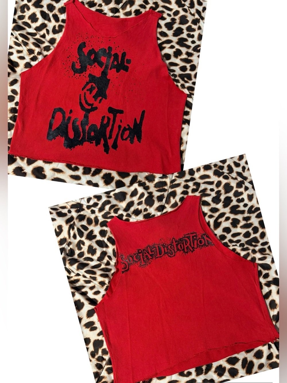 🖤Social Distortion CutOut Crop Top🖤